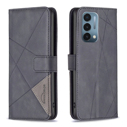 BF05 Magnetic Buckle Rhombus Texture Leather Phone Case, For OnePlus Nord N200 5G, For OPPO Find X5 Pro, For OPPO Reno7 5G Global, For Infinix Zero X Neo