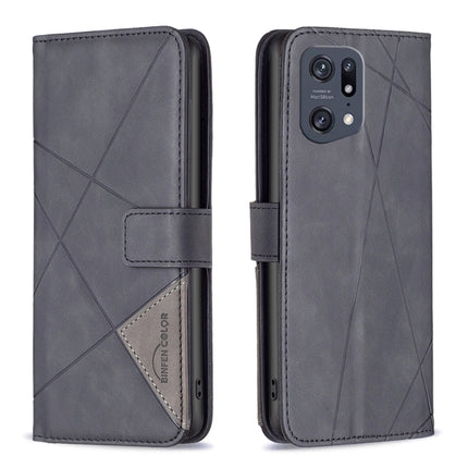 BF05 Magnetic Buckle Rhombus Texture Leather Phone Case, For OnePlus Nord N200 5G, For OPPO Find X5 Pro, For OPPO Reno7 5G Global, For Infinix Zero X Neo