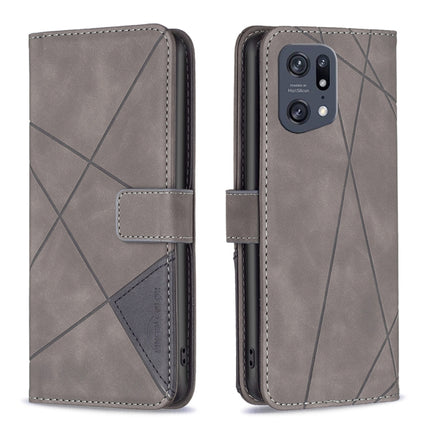 BF05 Magnetic Buckle Rhombus Texture Leather Phone Case, For OnePlus Nord N200 5G, For OPPO Find X5 Pro, For OPPO Reno7 5G Global, For Infinix Zero X Neo