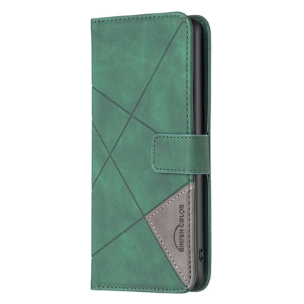BF05 Magnetic Buckle Rhombus Texture Leather Phone Case, For Infinix Zero X / X Pro