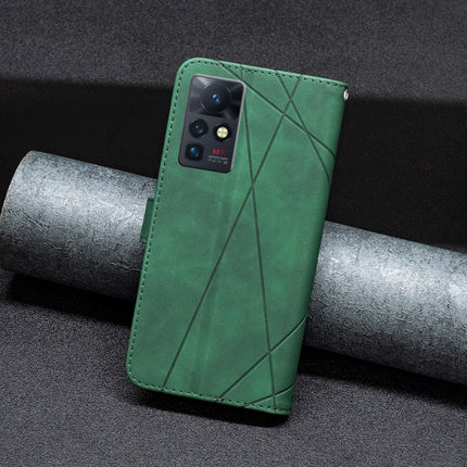 BF05 Magnetic Buckle Rhombus Texture Leather Phone Case, For Infinix Zero X / X Pro