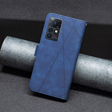 BF05 Magnetic Buckle Rhombus Texture Leather Phone Case, For Infinix Zero X / X Pro