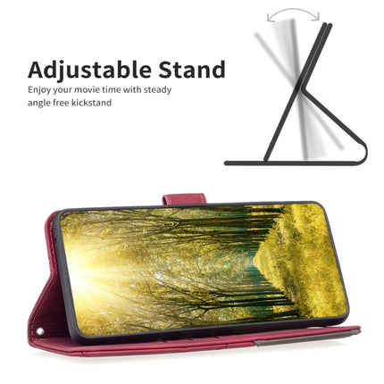 Rhombus Texture Magnetic Buckle Horizontal Flip Leather Phone Case, For Honor 60, For Honor 60 Pro
