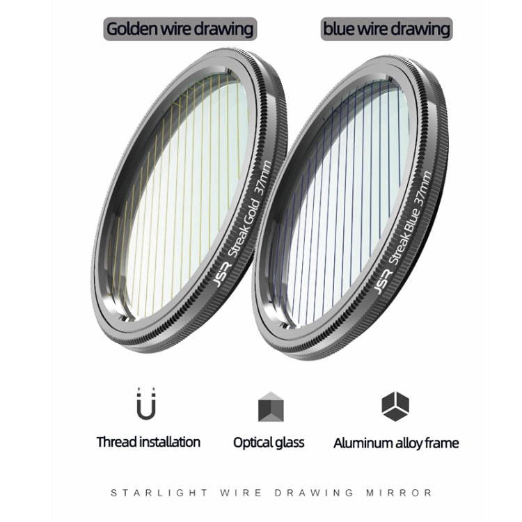 JSR Starlight Drawing Camera Lens Filter, 37mm, 43mm, 46mm, 49mm, 52mm, 55mm, 58mm, 62mm, 67mm, 72mm, 77mm, 82mm