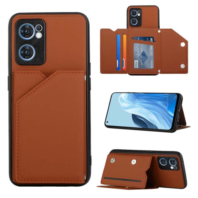 Skin Feel PU + TPU + PC Phone Case, For OPPO Reno7 5G, For OPPO Reno7 Pro 5G, For Xiaomi Redmi Note 11 Pro Global, For Xiaomi Redmi Note 11S/11 4G Global