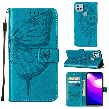 Embossed Butterfly Leather Phone Case, For Infinix Hot 10i / Smart 5 Pro, For Infinix Hot 11s, For Infinix Hot 11s NFC