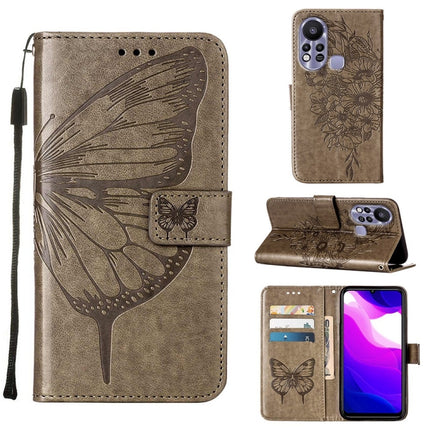 Embossed Butterfly Leather Phone Case, For Infinix Hot 10i / Smart 5 Pro, For Infinix Hot 11s, For Infinix Hot 11s NFC