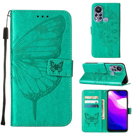 Embossed Butterfly Leather Phone Case, For Infinix Hot 10i / Smart 5 Pro, For Infinix Hot 11s, For Infinix Hot 11s NFC