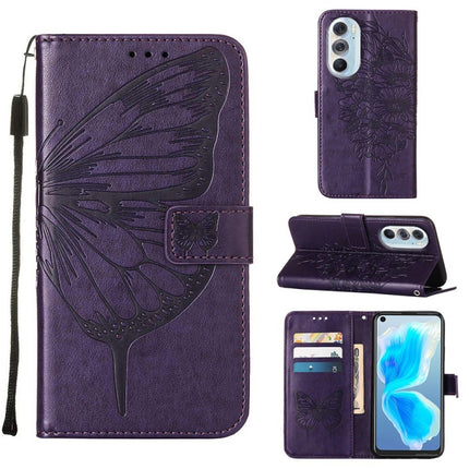 Embossed Butterfly Leather Phone Case, For Motorola Edge X30, For Motorola Moto G Power 2022, For Motorola Moto G Stylus 5G 2022
