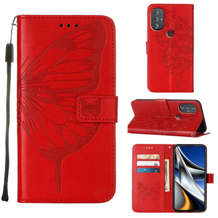 Embossed Butterfly Leather Phone Case, For Motorola Edge X30, For Motorola Moto G Power 2022, For Motorola Moto G Stylus 5G 2022