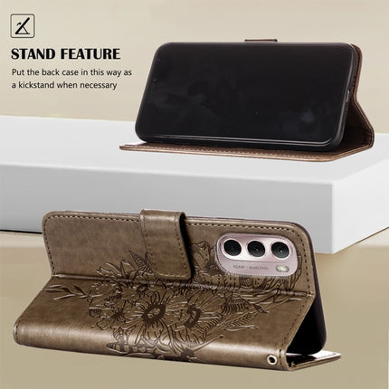 Embossed Butterfly Leather Phone Case, For Motorola Moto G Stylus 4G 2022, For Motorola Moto G22
