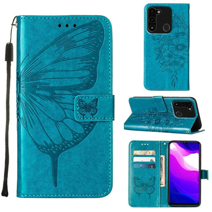 Embossed Butterfly Leather Phone Case, For Tecno Spark Go 2022