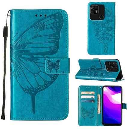 Embossed Butterfly Leather Phone Case, For Xiaomi Redmi 10C Global/10 India, For Xiaomi Redmi K50 / K50 Pro, For Xiaomi 12
