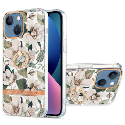Ring IMD Flowers TPU Phone Case, For iPhone 13 mini, For iPhone 13, For iPhone 13 Pro, For iPhone 13 Pro Max