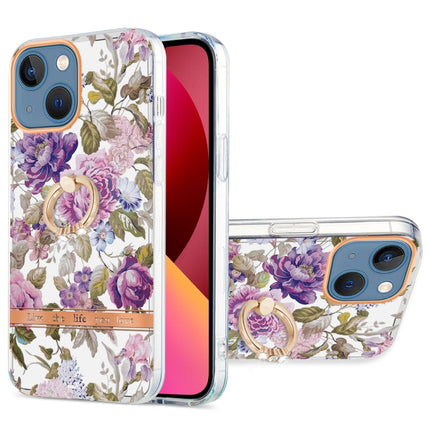 Ring IMD Flowers TPU Phone Case, For iPhone 13 mini, For iPhone 13, For iPhone 13 Pro, For iPhone 13 Pro Max