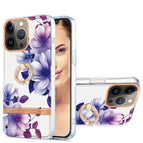 For iPhone 13 Pro / Purple Begonia