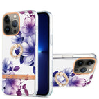 For iPhone 13 Pro Max / Purple Begonia