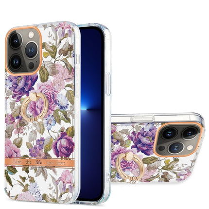 Ring IMD Flowers TPU Phone Case, For iPhone 13 mini, For iPhone 13, For iPhone 13 Pro, For iPhone 13 Pro Max