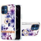 For iPhone 12 / 12 Pro / Purple Begonia