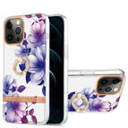 For iPhone 12 Pro Max / Purple Begonia