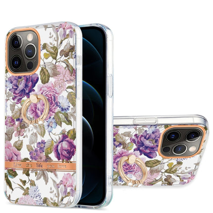 Ring IMD Flowers TPU Phone Case, For iPhone 12 / 12 Pro, For iPhone 12 Pro Max, For iPhone 11, For iPhone 11 Pro Max