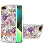 For iPhone SE 2022 / SE 2020 / 8 / 7 / Purple Peony