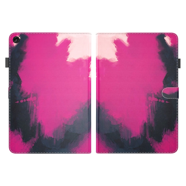 Watercolor Pattern Skin Feel Magnetic Leather Tablet Case, For Lenovo Tab M10 Plus 10.6 3rd Gen.