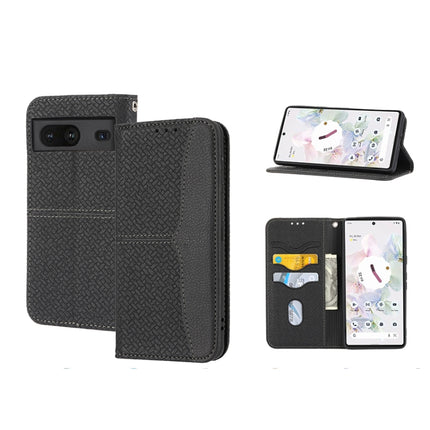 Woven Texture Stitching Magnetic PU Leather Phone Case, For Google Pixel 7, For Nokia G21 / G11, For Google Pixel 7 Pro, For Kyocera Android One S9 / Digno Sanga Edition