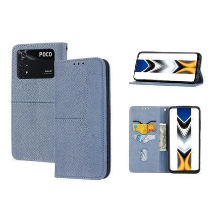 Woven Texture Stitching Magnetic PU Leather Phone Case, For Xiaomi Redmi 10A, For Xiaomi Poco M4 Pro, For Xiaomi Redmi Note 11E, For Xiaomi Redmi 10 5G