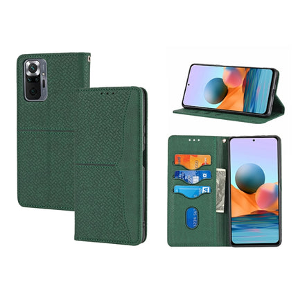 Woven Texture Stitching Magnetic PU Leather Phone Case, For Xiaomi Redmi 10A, For Xiaomi Poco M4 Pro, For Xiaomi Redmi Note 11E, For Xiaomi Redmi 10 5G