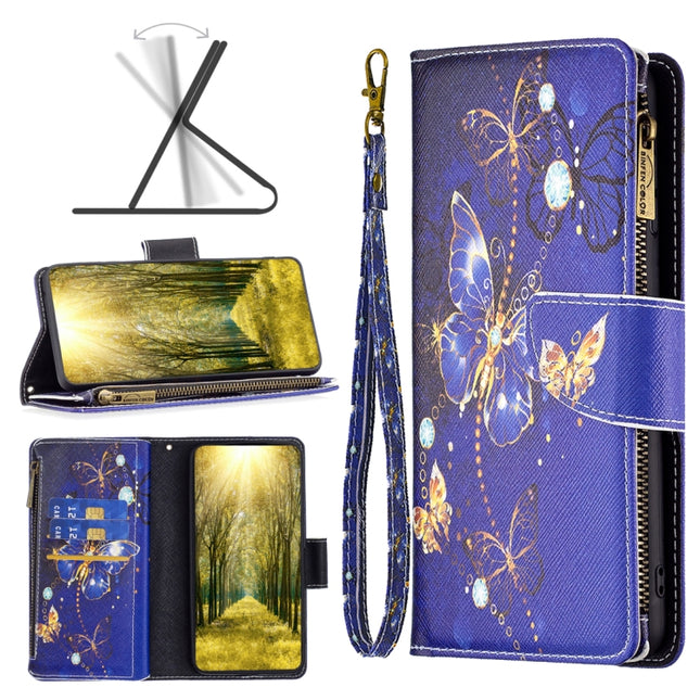 Colored Drawing Pattern Zipper Leather Phone Case, For Infinix Note 11 Pro, For Infinix Note 11, For Infinix Smart 6