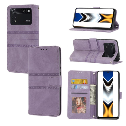 Embossed Striped Magnetic Buckle Horizontal Flip Phone Leather Case, For vivo Y52s, For Motorola Moto G22, For Google Pixel 7, For Xiaomi Poco M4 Pro