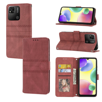 Embossed Striped Magnetic Buckle Horizontal Flip Phone Leather Case, For Samsung Galaxy M23 / F23 5G Japanese Version, For Sony Xperia 10 IV, For Sony Xperia 1 IV, For Xiaomi Redmi 10A