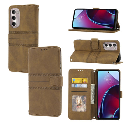 Embossed Striped Magnetic Buckle Horizontal Flip Phone Leather Case, For Xiaomi Redmi 10C 4G Global, For Motorola Moto G Stylus 5G 2022, For Xiaomi Redmi Note 11E, For Xiaomi Redmi 10 5G