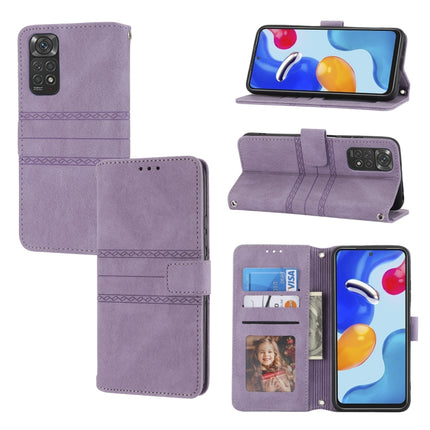 Embossed Striped Magnetic Buckle Horizontal Flip Phone Leather Case, For Xiaomi Redmi 10C 4G Global, For Motorola Moto G Stylus 5G 2022, For Xiaomi Redmi Note 11E, For Xiaomi Redmi 10 5G