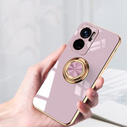 6D Electroplating Full Coverage Silicone Protective Case with Magnetic Ring Holder, For Google Pixel 7, For Google Pixel 7 Pro, For Sony Xperia 1 IV, For Sony Xperia 10 IV, For Sony Xperia ACE III, For Xiaomi Redmi Note 11E