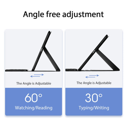 DUX DUCIS Bluetooth-Tastatur-Lederhülle mit Touchpad und Smart Sleep-Funktion, für iPad 10.2 2021/2020/2019, für iPad Air 4/5 / iPad Pro 11 2018/2020/2021/2022, für iPad Pro 12.9 2020/2021/2022
