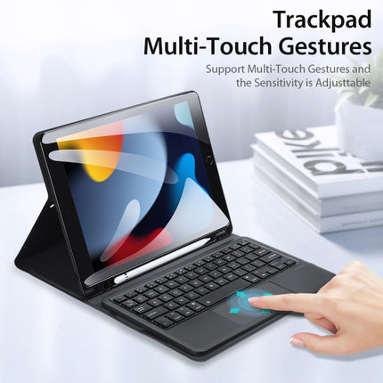 DUX DUCIS Bluetooth-Tastatur-Lederhülle mit Touchpad und Smart Sleep-Funktion, für iPad 10.2 2021/2020/2019, für iPad Air 4/5 / iPad Pro 11 2018/2020/2021/2022, für iPad Pro 12.9 2020/2021/2022