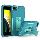 Para iPhone SE 2022 / SE 2020 / 8 / 7 / Lago Azul + Azul-Verde