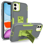 For iPhone 12 / Dark Grey + Green