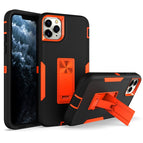 For iPhone 12 Pro Max / Black + Orange