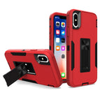 For iPhone XS / X / Red + Black