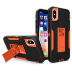 For iPhone XS Max / Black + Orange