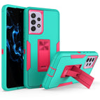 For Samsung Galaxy A53 5G / Green + Rose Red