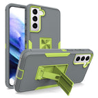 For Samsung Galaxy S21 FE 5G / Dark Grey + Green