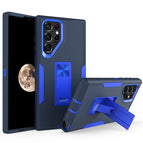 For Samsung Galaxy S22 Ultra 5G / Sapphire Blue + Dark Blue
