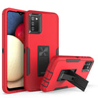 For Samsung Galaxy A02s / Red + Black