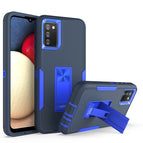 For Samsung Galaxy A02s / Sapphire Blue + Dark Blue