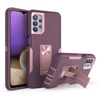 For Samsung Galaxy A32 5G / Purple Red + Rose Gold