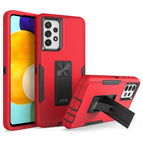 For Samsung Galaxy A52 5G / 4G / Red + Black